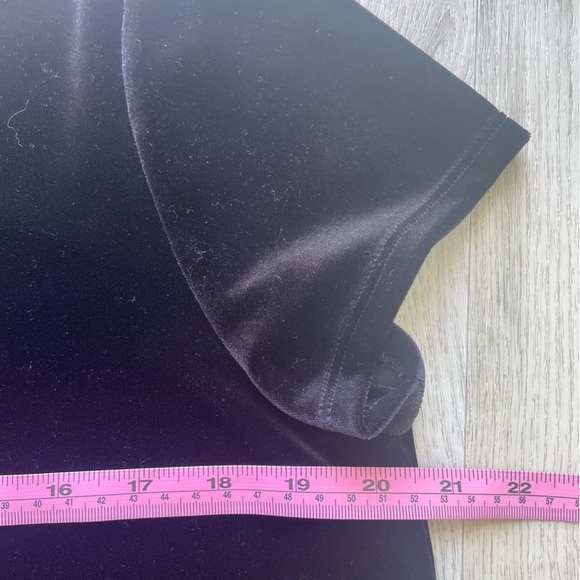 🌸3/$25 GAP Velvet/Velour short sleeve top | Medium - Picture 6 of 12